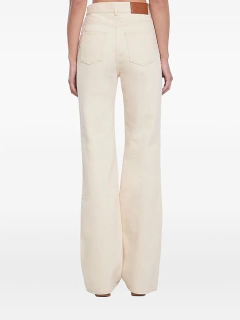 Chloé straight-leg cotton jeans - Neutrals - zdjęcie produktu nr 2