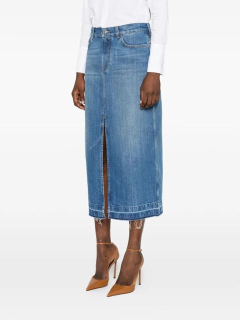 Givenchy denim midi skirt - Blue