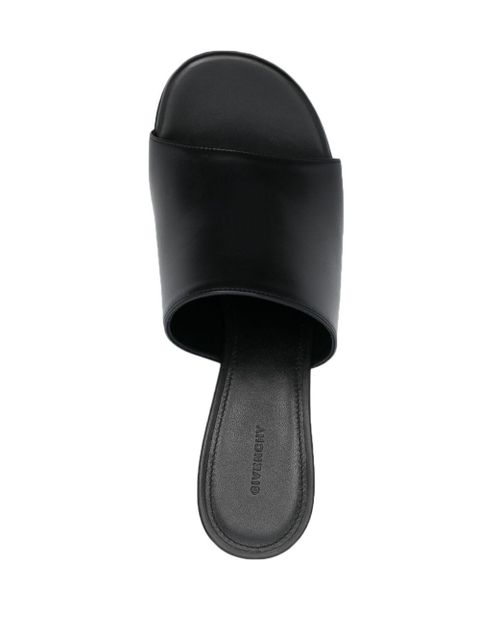 Givenchy G Cube 75mm leather mules - Black