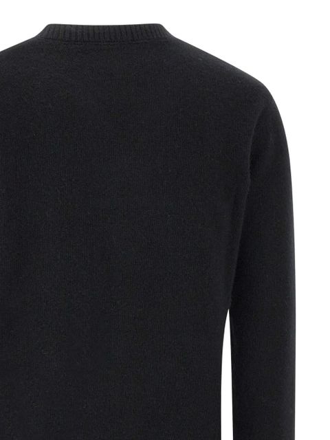MC2 Saint Barth embroidered crew neck knitted top - Black