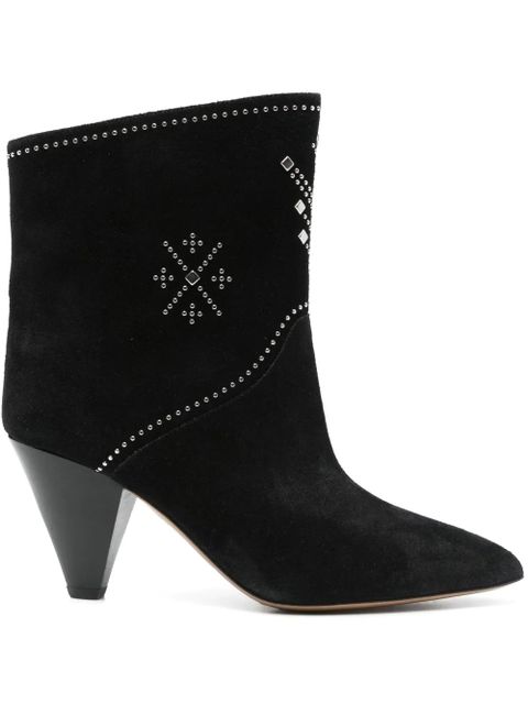 ISABEL MARANT 80mm Loline boots - Black - zdjęcie produktu nr 1