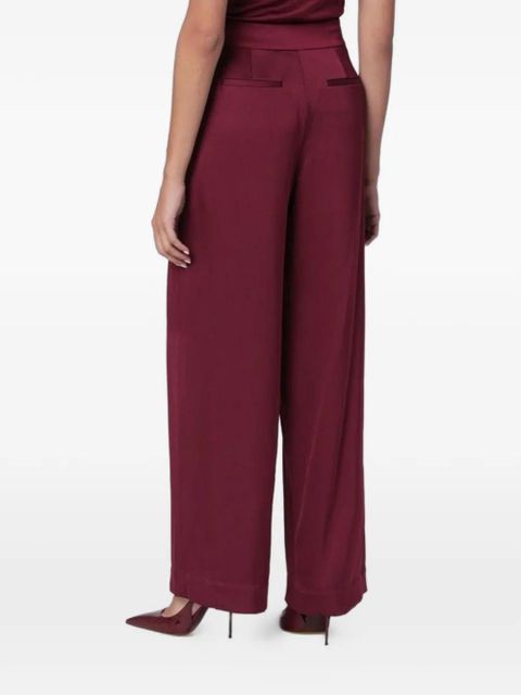 Simkhai Kyra satin trousers - Red - zdjęcie produktu nr 2