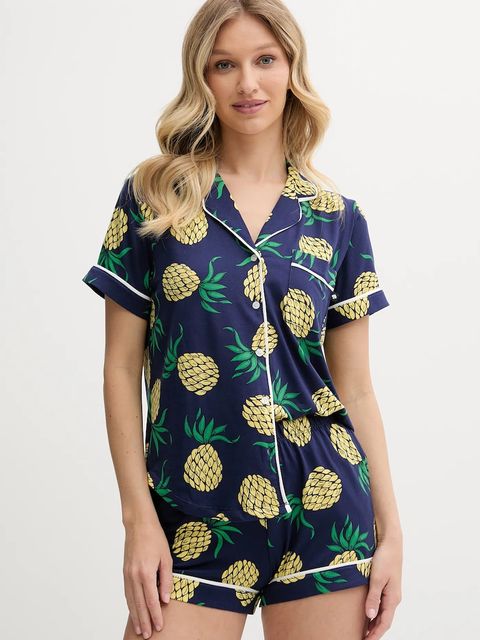 Kate Spade piżama damska kolor granatowy KSI12749