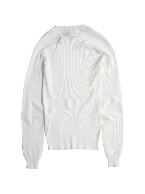 Moncler Grenoble ribbed sweater - Neutrals - zdjęcie produktu nr 2