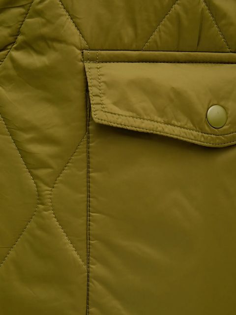 United Colors of Benetton kurtka kolor zielony przejściowa oversize 2YRYDN080