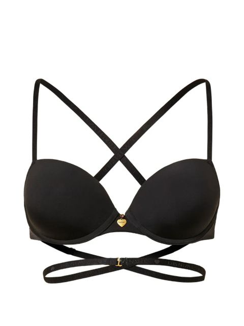TWINSET Charmeuse push-up bra - Black - zdjęcie produktu nr 1