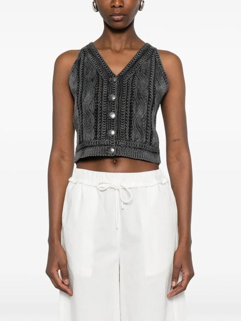 PINKO Myrtus vest - Grey