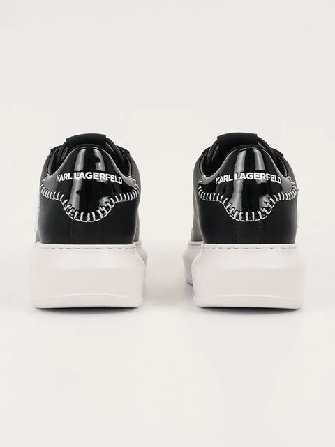 Karl Lagerfeld sneakersy skórzane KAPRI kolor czarny KL62572A