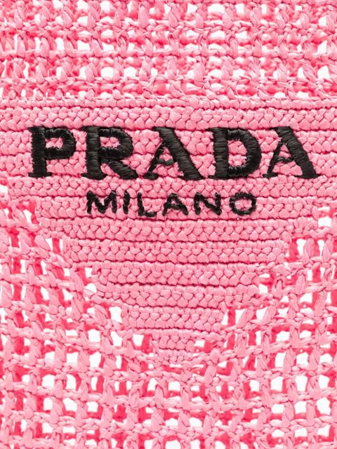 Prada crochet tote bag - Pink