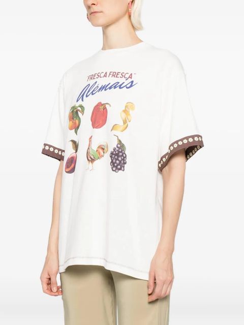 ALEMAIS Mercado T-shirt - White