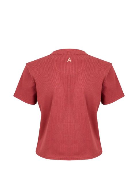 ALEMAIS Laurence Chenille round-neck T-shirt - Brown - zdjęcie produktu nr 2