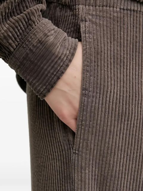 American Vintage turnup corduroy trousers - Brown