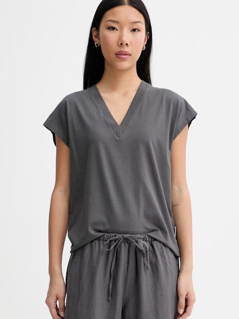 Marc O'Polo T-shirt damski z bawełną - zdjęcie produktu nr 1