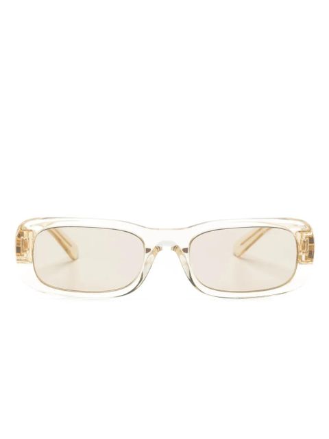 Miu Miu Eyewear Glimpse rectangle-frame sunglasses - Yellow - zdjęcie produktu nr 1