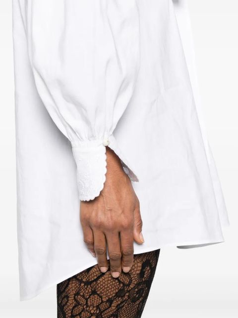 Valentino Garavani ruffle-detail mini dress - White - zdjęcie produktu nr 2