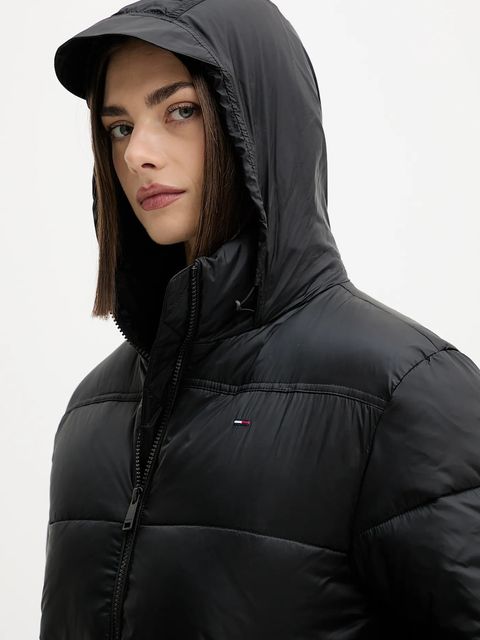 Tommy Jeans kurtka kolor czarny zimowa DW0DW21619