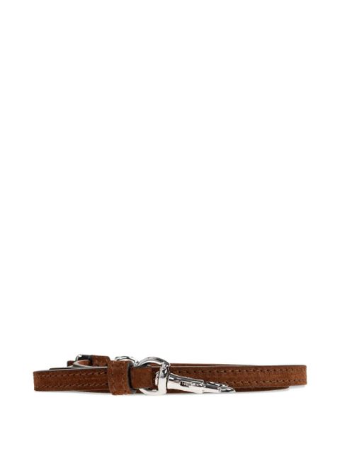 Moschino buckle-strap top-handle tote bag - Brown