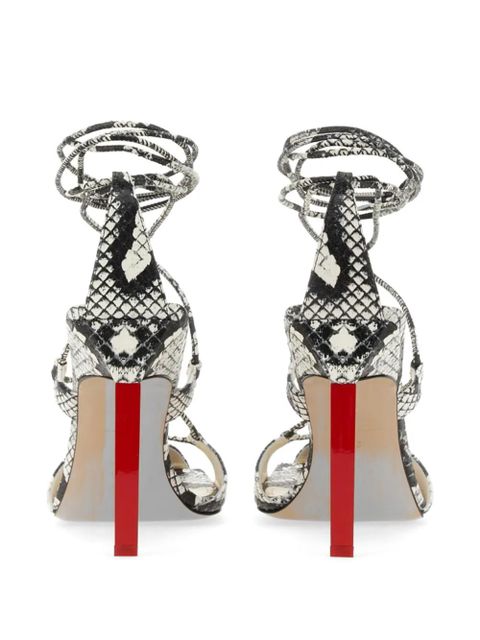 The Attico Adele strappy sandals - White