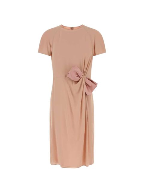Valentino Garavani bow-detail midi dress - Pink - zdjęcie produktu nr 1