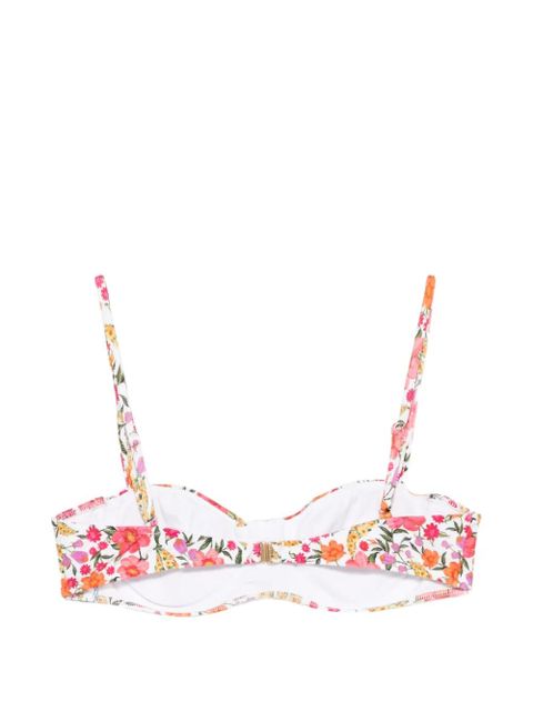 FARM Rio banana-print underwire bikini top - White - zdjęcie produktu nr 2
