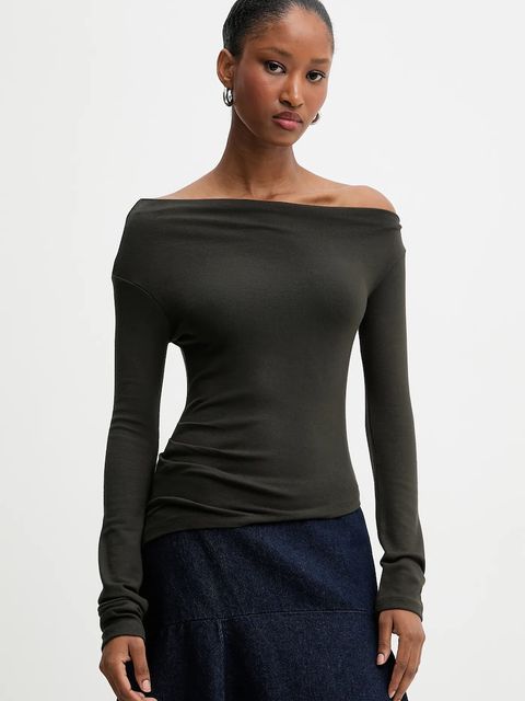 Answear.LAB longsleeve damski kolor zielony - zdjęcie produktu nr 1
