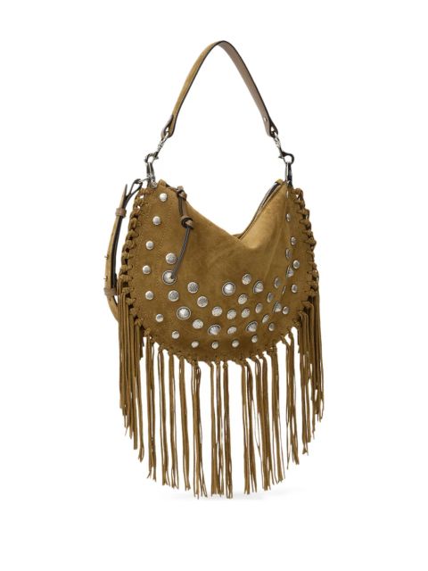 ISABEL MARANT Oskan Soft zipped bag - Brown