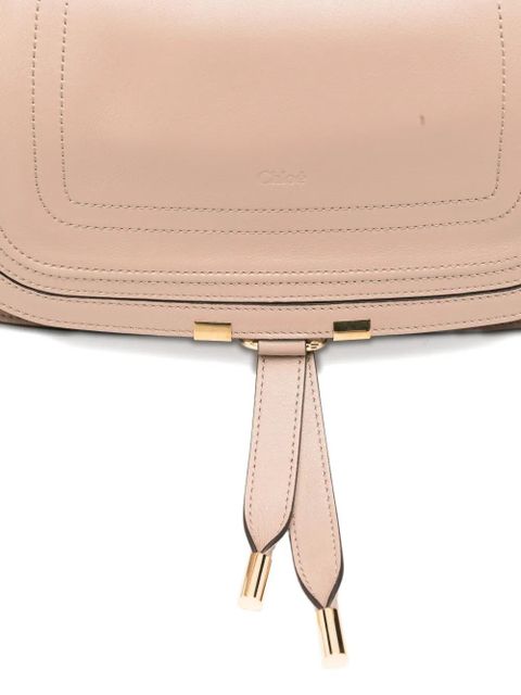Chloé small leather rolled-handle shoulder bag - Neutrals