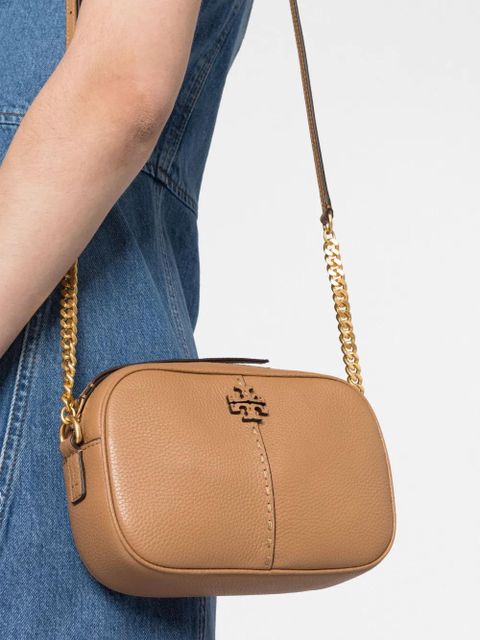 Tory Burch McGraw leather camera bag - Neutrals