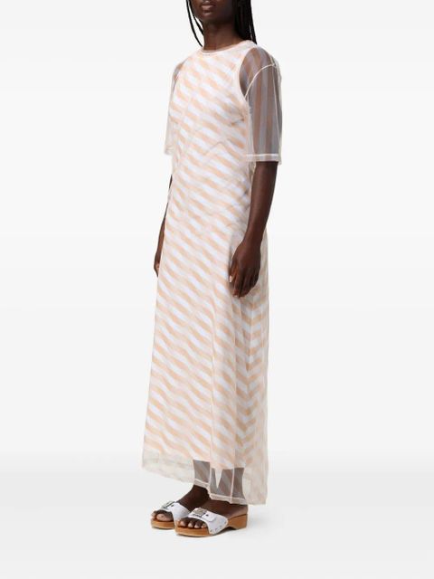 Sportmax Pausa striped midi dress - Pink - zdjęcie produktu nr 2