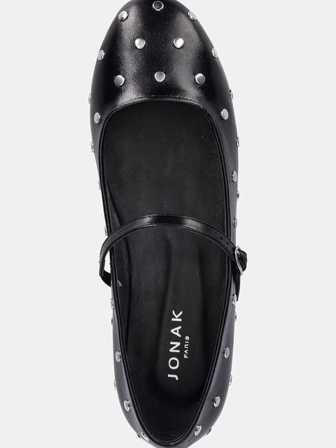 Jonak baleriny skórzane DANAELLE CUIR kolor czarny 3700247