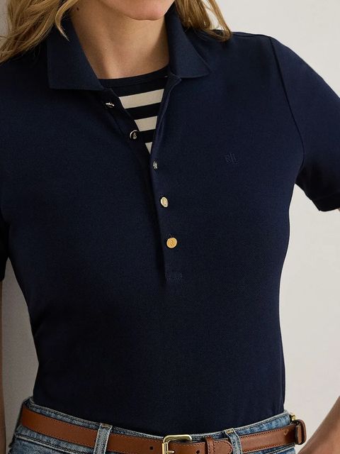 Lauren Ralph Lauren polo damski kolor granatowy 200679219