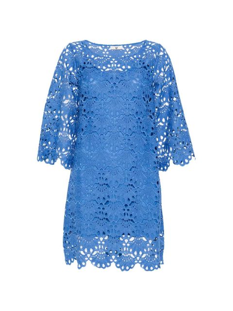 TWINSET guipure-lace scalloped dress - Blue - zdjęcie produktu nr 1