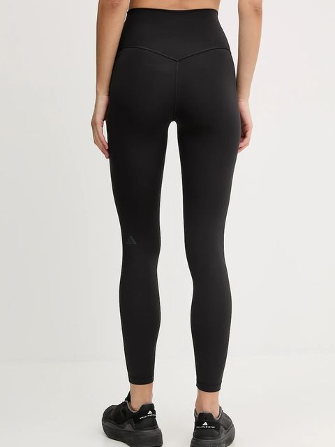 adidas Performance legginsy treningowe kolor czarny gładkie KT3283