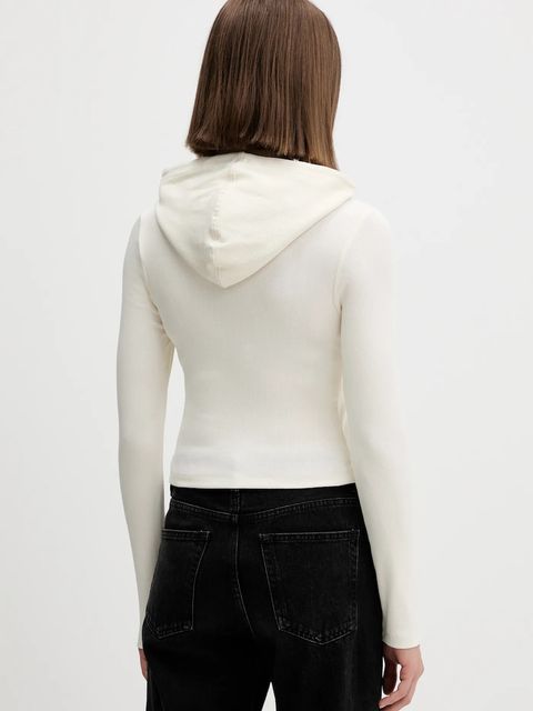 Guess Jeans longsleeve damska kolor kremowy W5YP39 KA0H1