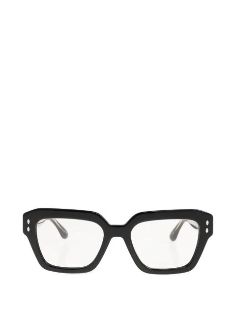 Isabel Marant Eyewear square-frame glasses - Black - zdjęcie produktu nr 1