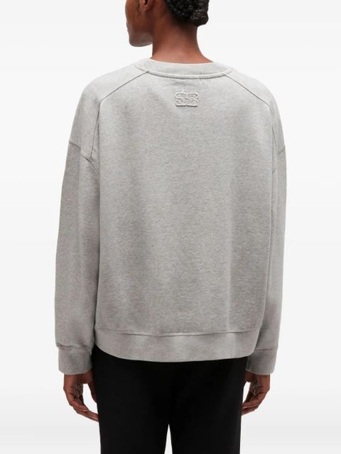 GANNI logo sweatshirt - Grey