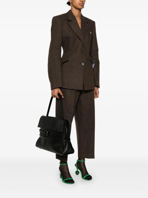 Moschino medium Tie Me tote bag - Black - zdjęcie produktu nr 2