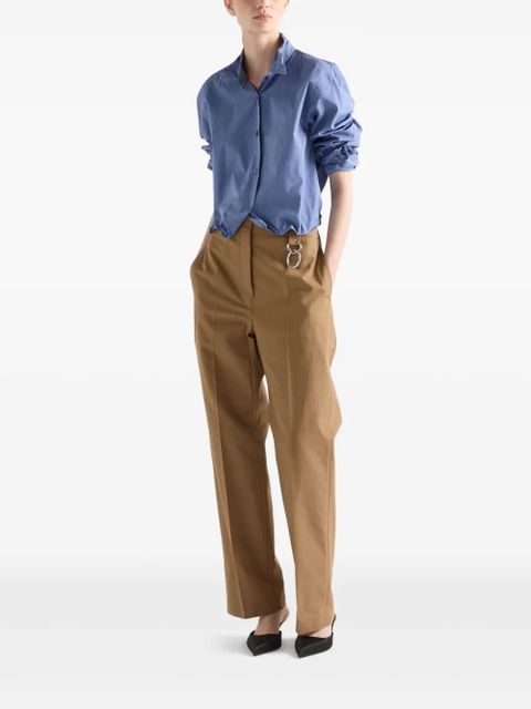 Prada poplin pants - Neutrals