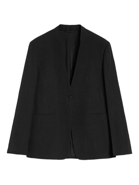 Jil Sander no-lapel blazer - Black - zdjęcie produktu nr 1