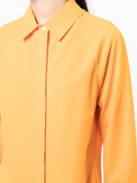 Off-White panelled shirt dress - Yellow