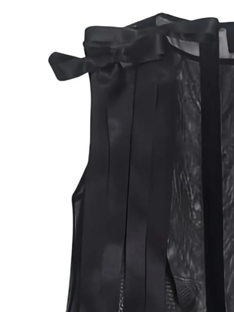 Simone Rocha ribbon sleeveless midi dress - Black - zdjęcie produktu nr 2