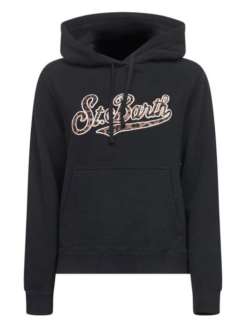 MC2 Saint Barth drawstring kangaroo pocket sweater - Blue - zdjęcie produktu nr 1