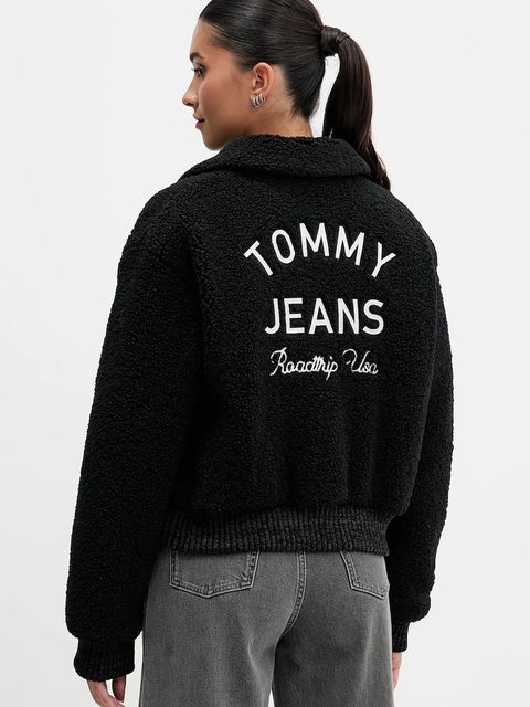 Tommy Jeans kurtka kolor czarny zimowa DW0DW21666