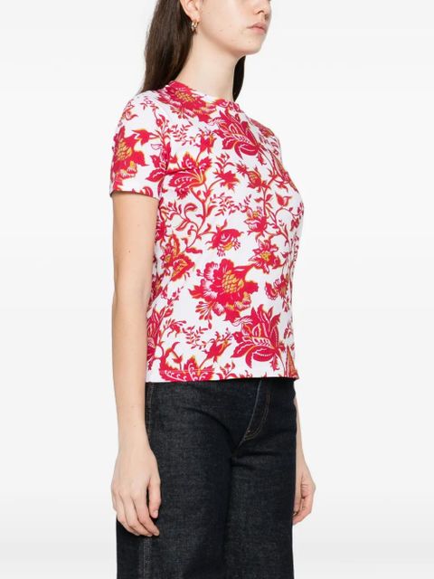 ETRO floral-print T-shirt - White
