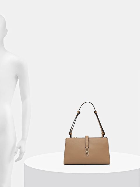 Tommy Hilfiger torebka kolor beżowy AW0AW17718