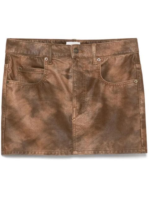 ISABEL MARANT Kimmy mini skirt - Brown - zdjęcie produktu nr 1