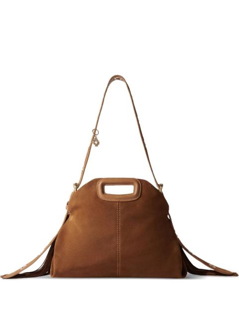 Maje Miss M fringed shoulder bag - Brown - zdjęcie produktu nr 1
