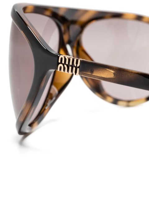 Miu Miu Eyewear Runway sunglasses - Brown