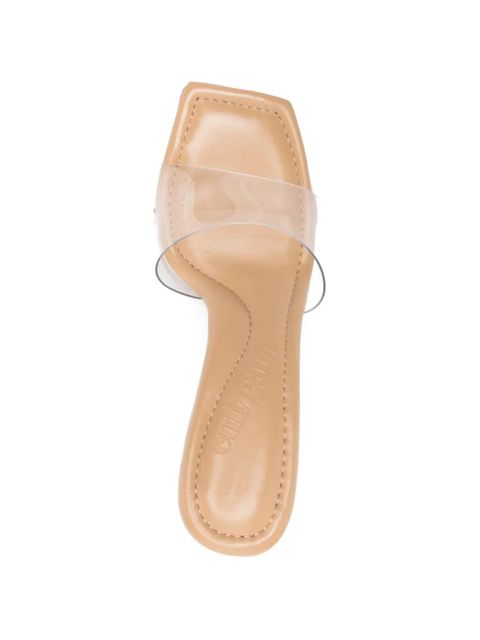 Cult Gaia squate-toe sandals - Neutrals