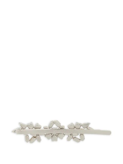 Simone Rocha Heartbloom floral-details hair clip - Silver - zdjęcie produktu nr 2